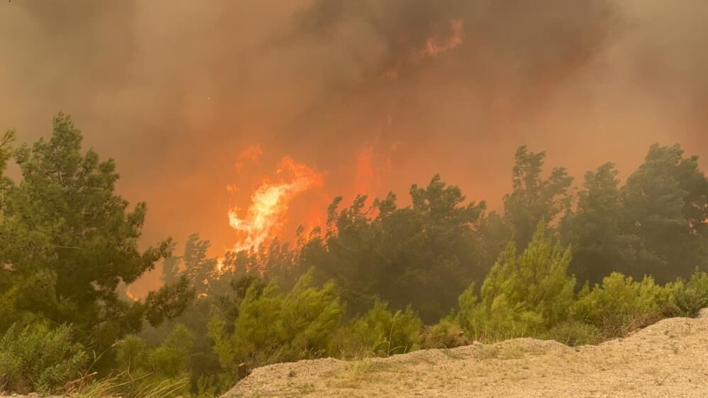 Seydikemer Yangınında Son Durum 335 Ev Boşaltıldı, 619 Kişi Tahliye Edildi (5)