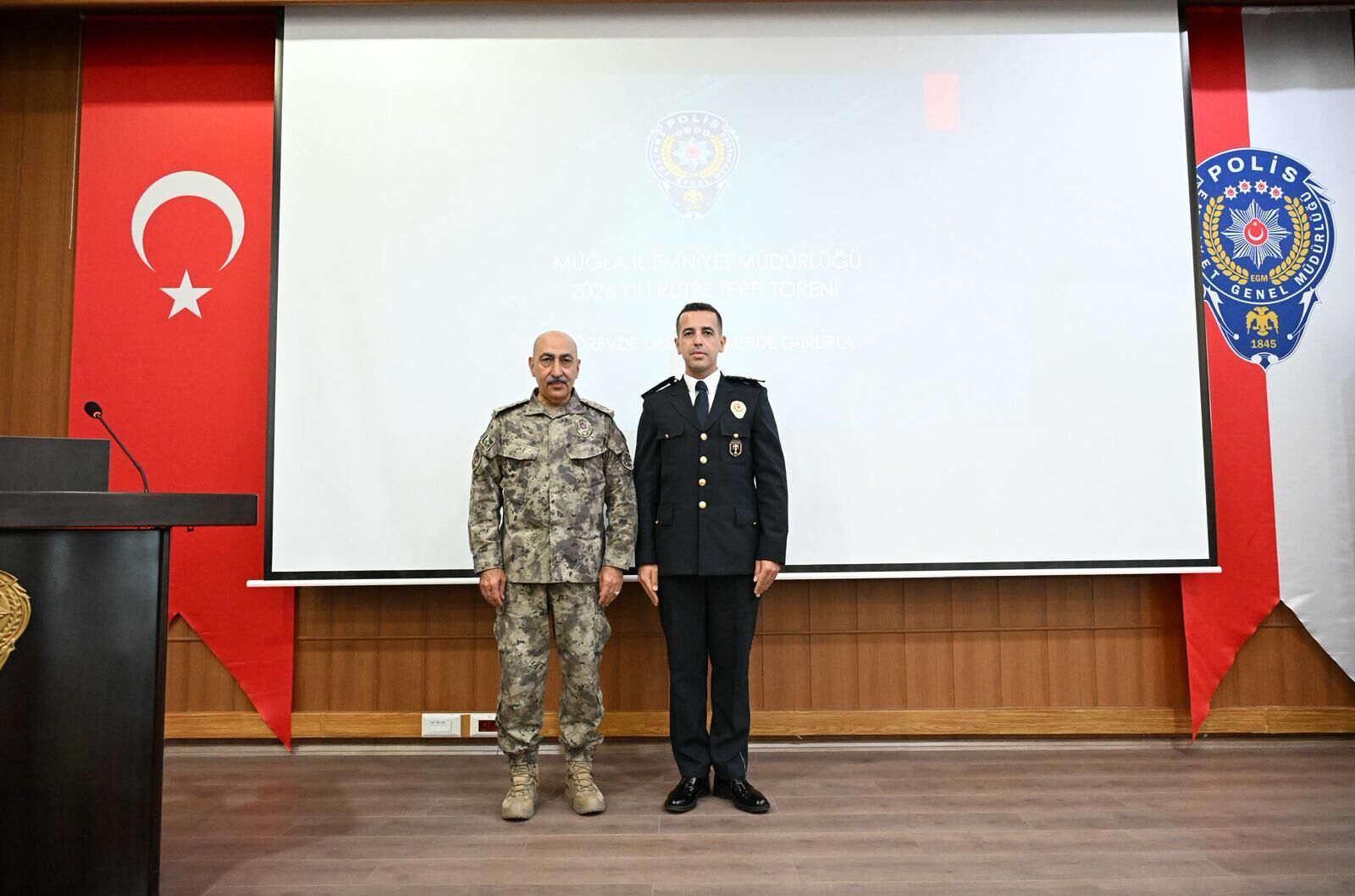 Muğla Emniyeti’nde Rütbe Terfi Töreni (5)