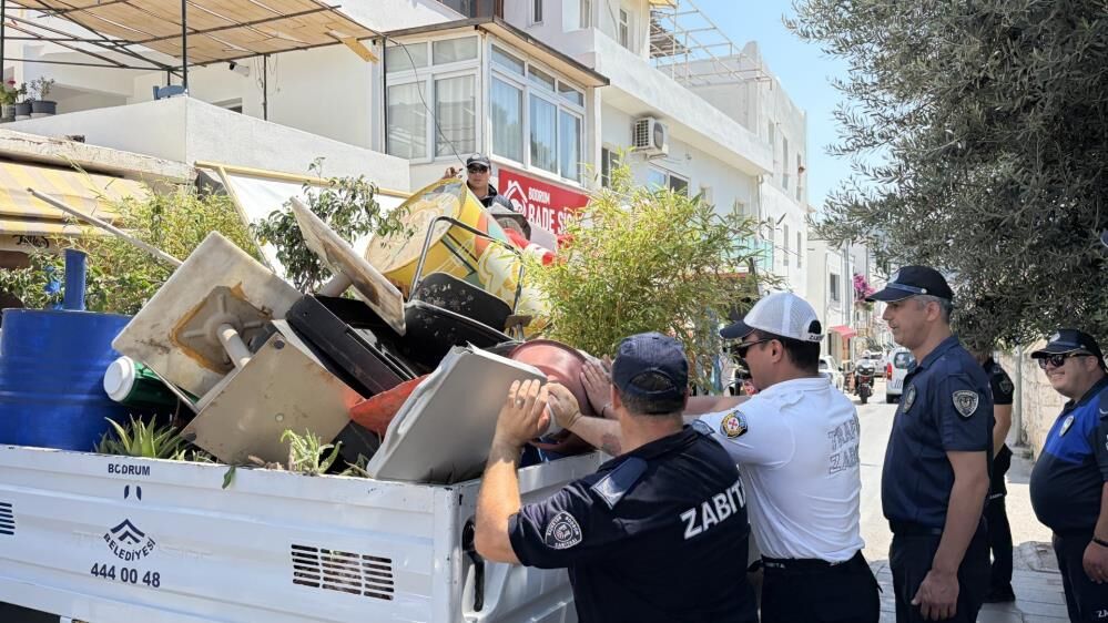 Bodrum’da Kaldırım Ve Yol İşgaline Denetim (5)