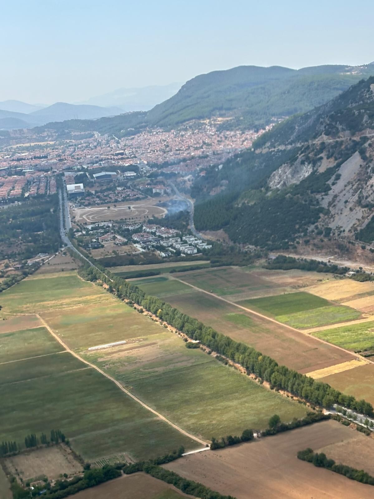 Menteşe’de Ormanlık Alanda Yangın (3)