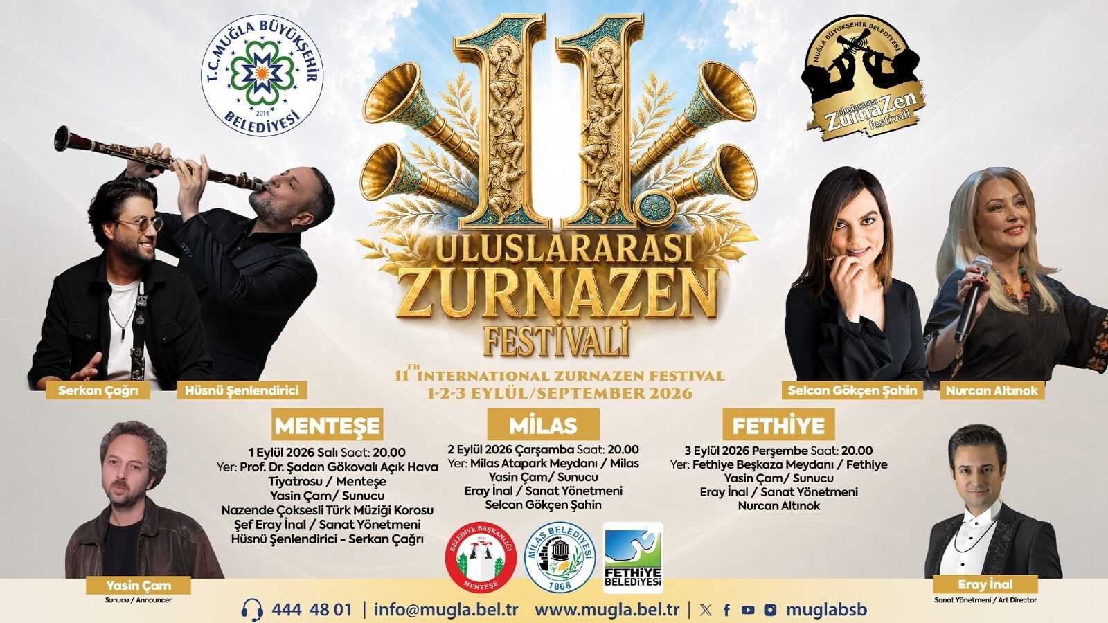 Uluslararası Zurnazen Festivali 31 Ağustos 3 Eylül’de Muğla’da Düzenlenecek. Menteşe, Milas Ve Fethiye’de Konserler Ve Etkinlikler Yapılacak (1)