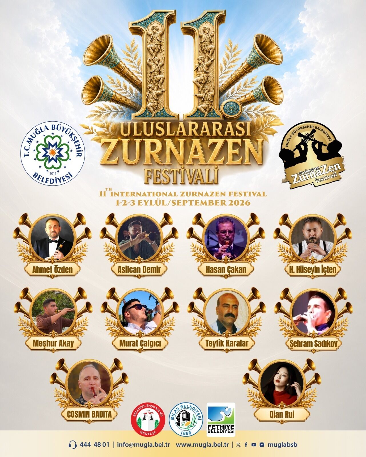 Uluslararası Zurnazen Festivali 31 Ağustos 3 Eylül’de Muğla’da Düzenlenecek. Menteşe, Milas Ve Fethiye’de Konserler Ve Etkinlikler Yapılacak (5)