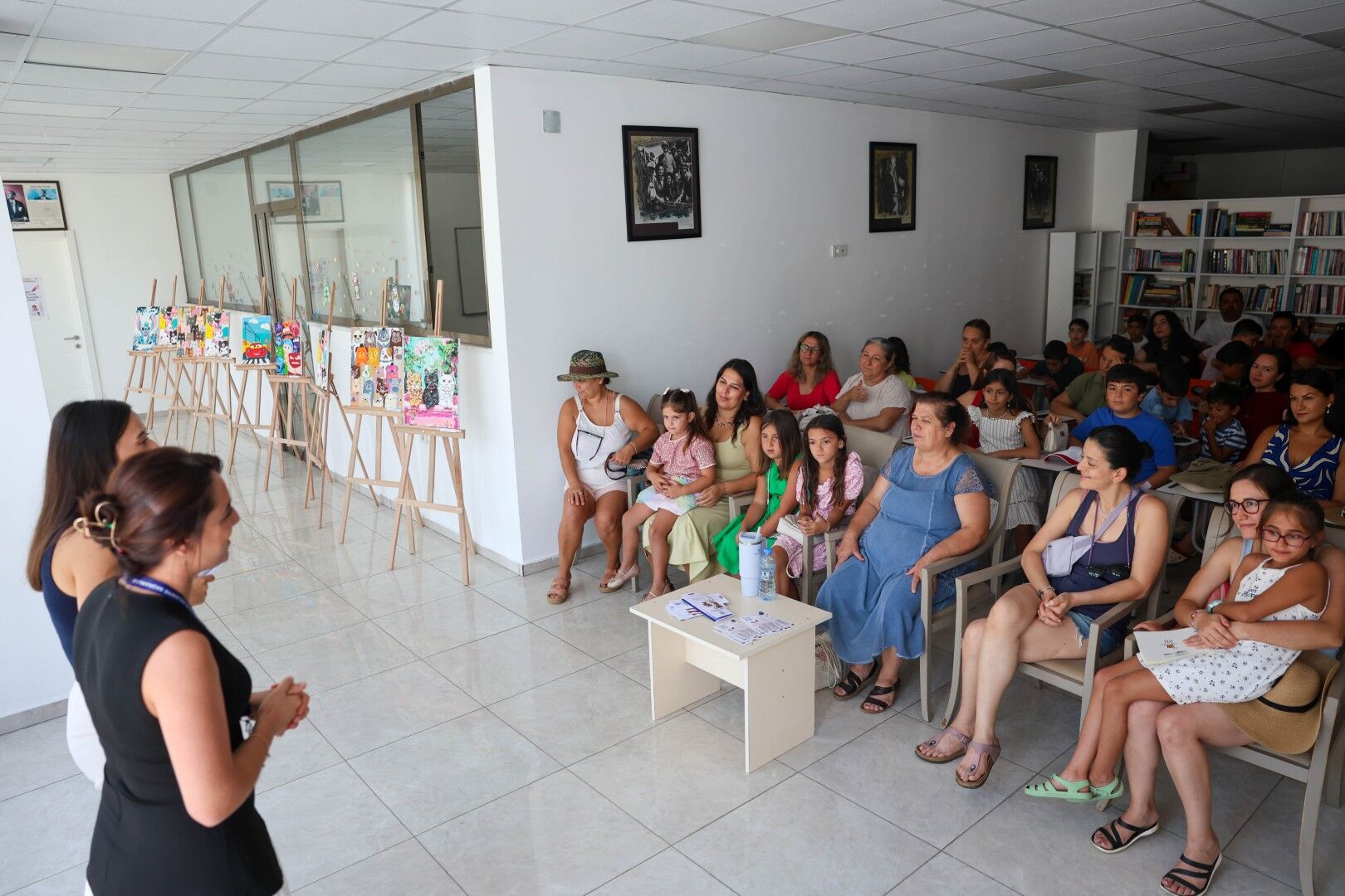 Bodrum’da Çocukların Yaz Atölyesi Mini Sergiyle Sona Erdi (4)