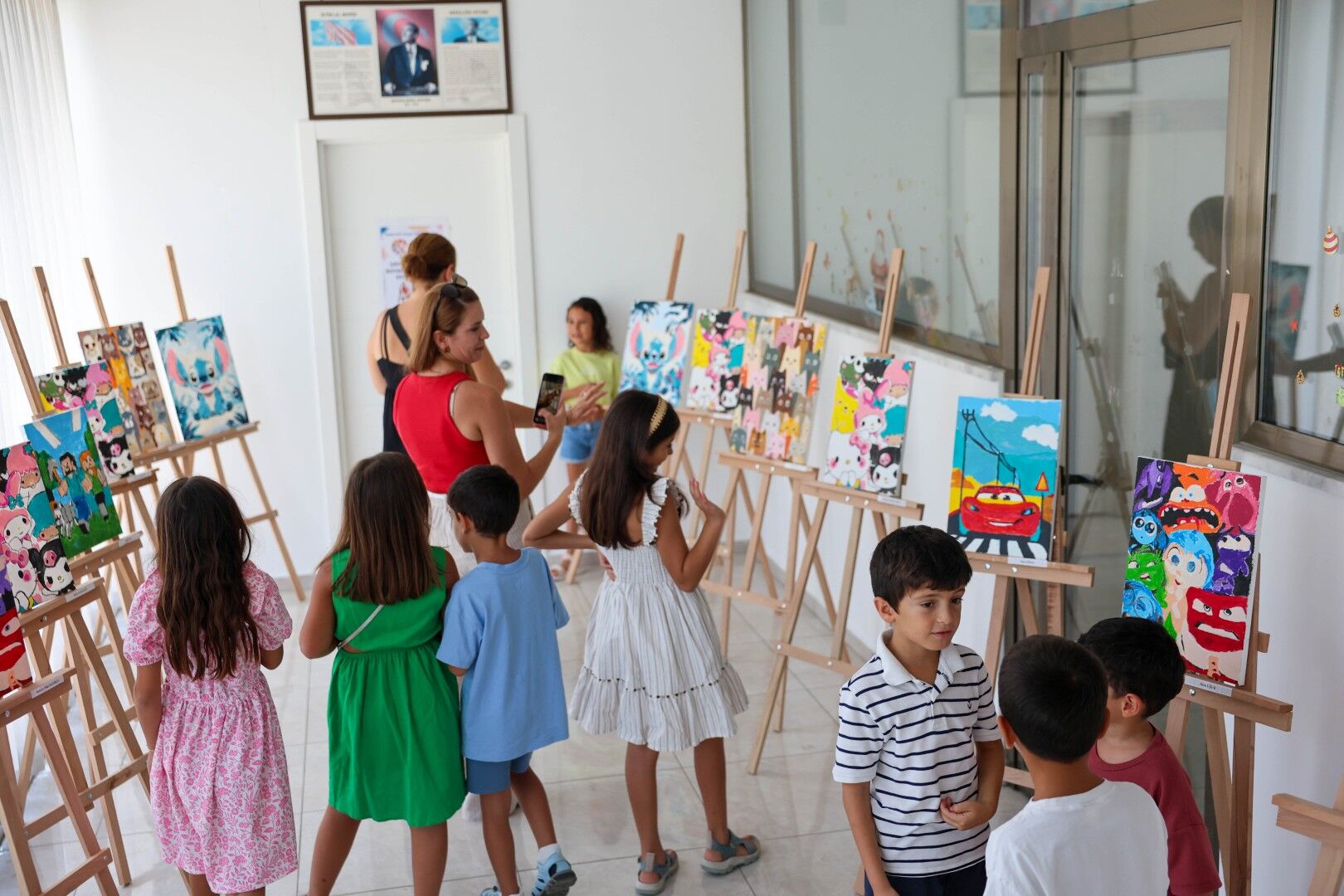 Bodrum’da Çocukların Yaz Atölyesi Mini Sergiyle Sona Erdi (5)