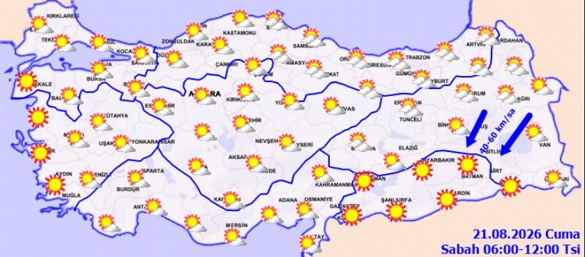 Türkiye’de Sıcaklıklar Yükseliyor! Termometreler 40 Dereceyi Görecek (1)