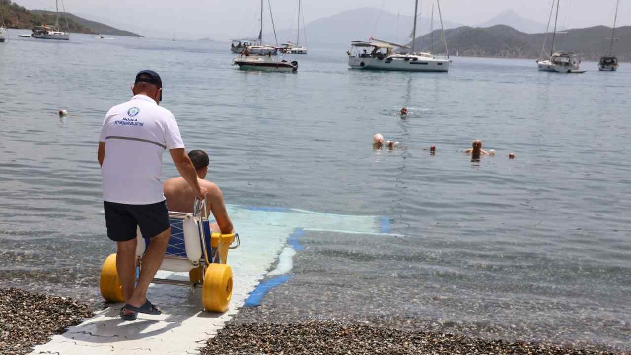 Muğla’da 23 Engelsiz Plaj Engelli Bireylerin Kullanımında (2)