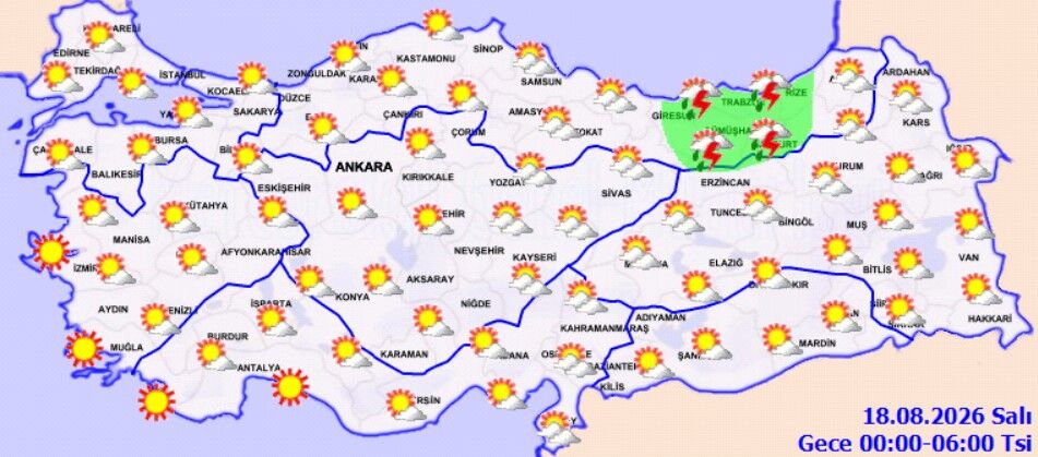 17 Ağustos Hava Durumu Değişiyor İki Bölgeye Kritik Uyarı (3)
