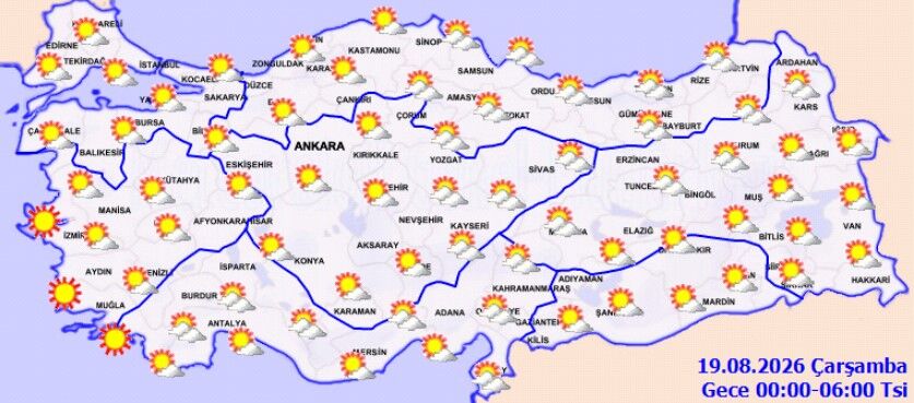 Türkiye’de Bugün Hava Nasıl Sağanak Beklenen Iller Belli Oldu (3)