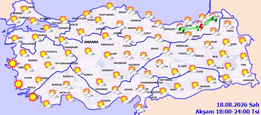 Türkiye’de Bugün Hava Nasıl Sağanak Beklenen Iller Belli Oldu (4)