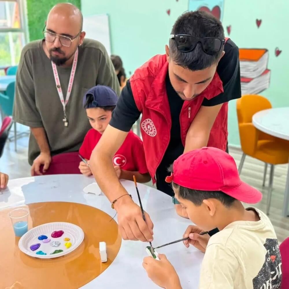 Gençler Yaz Tatilini Sanatla Değerlendiriyor (3)
