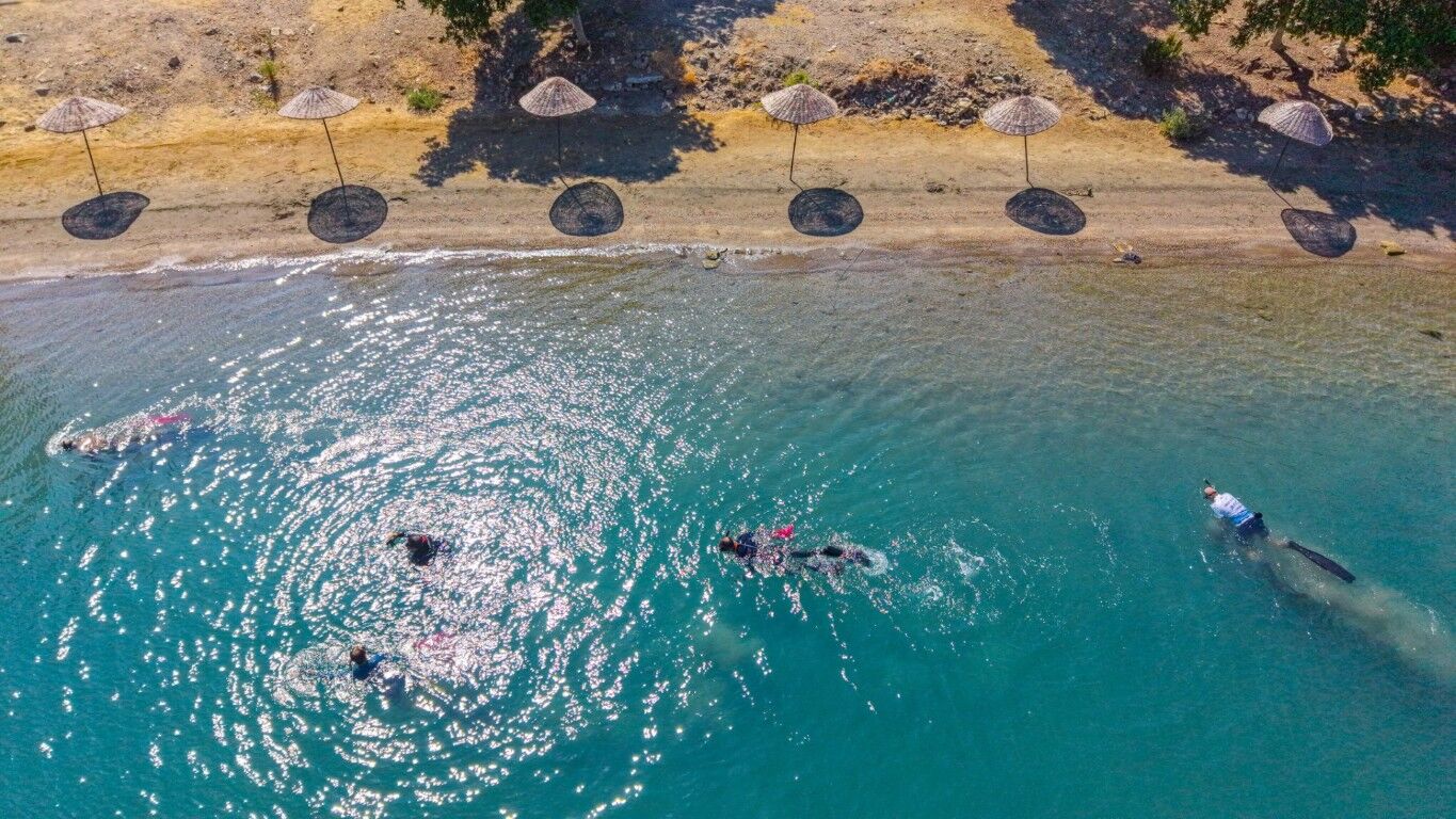 Gümbet’te Deniz Dibinden 310 Kilogram Atık Çıkarıldı (2)