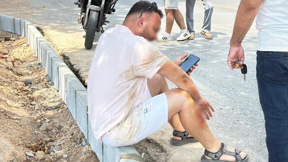 Menteşe’de Vinçle Çarpışan Motosiklet Parçalandı (3)