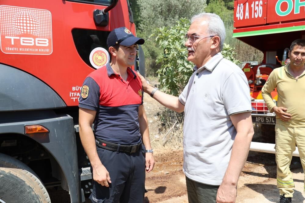 Orman Genel Müdürü Karacabey Yangının Sıfır Noktasında (2)