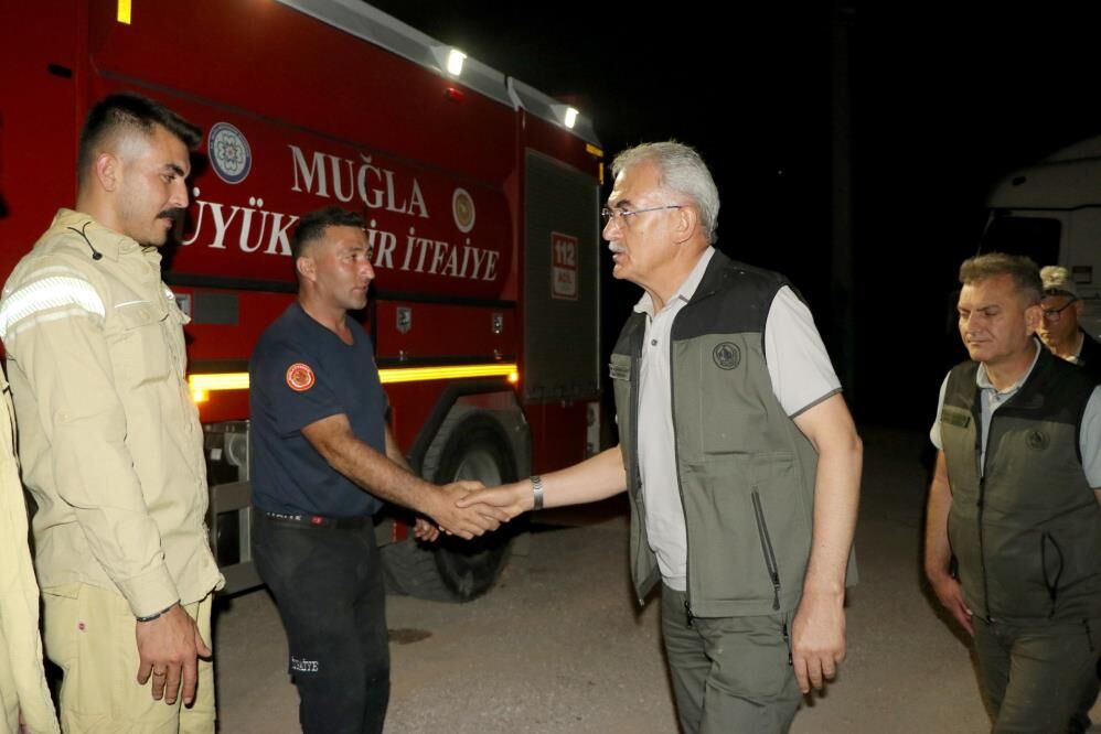Orman Genel Müdürü Karacabey Yangının Sıfır Noktasında (3)