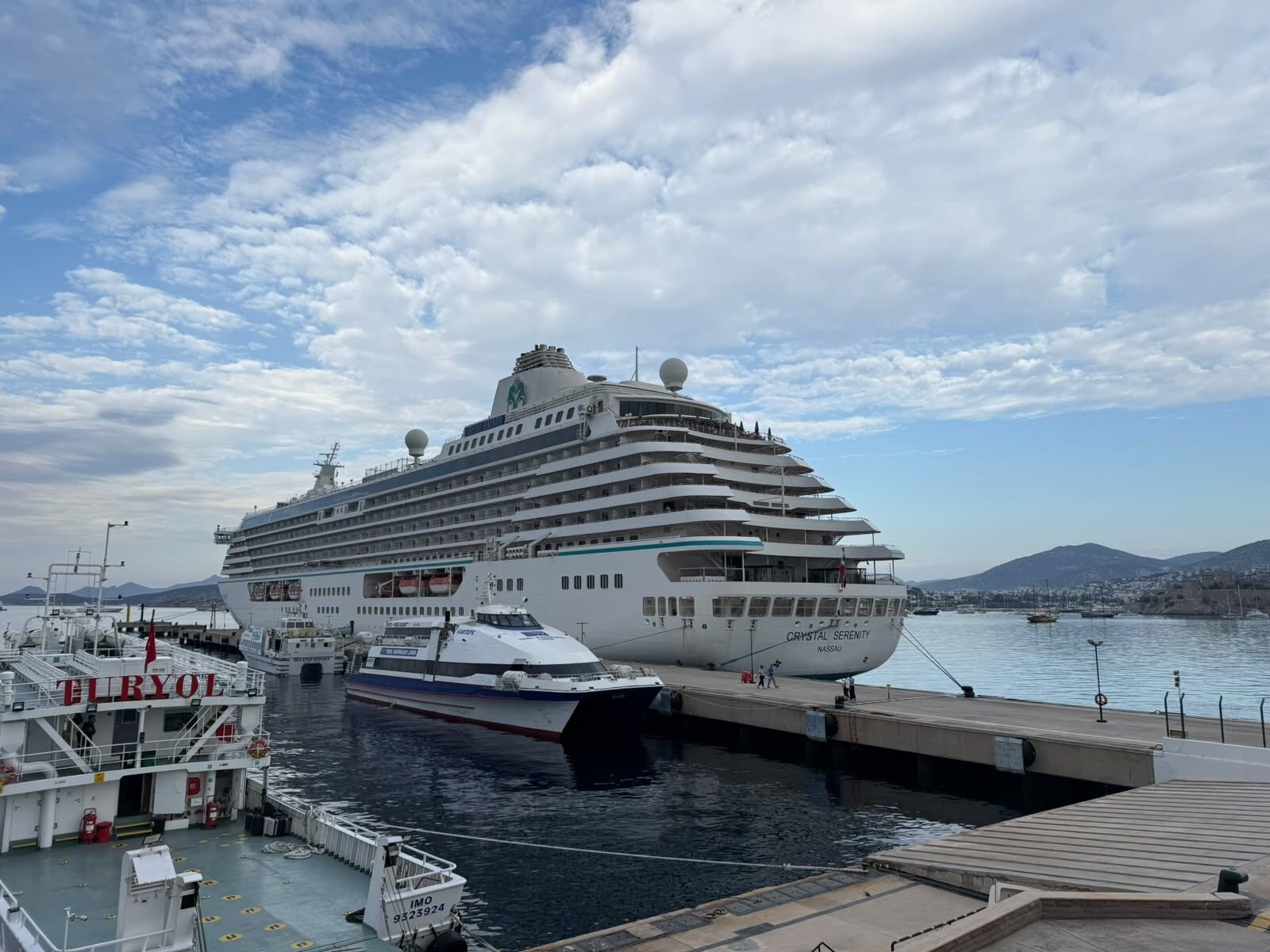 Crystal Serenity’den Bodrum ziyareti
