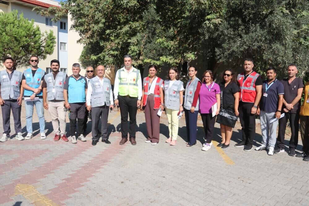 Fethiye Devlet Hastanesi’nde Gerçeğini Aratmayan Deprem Tatbikatı (3)