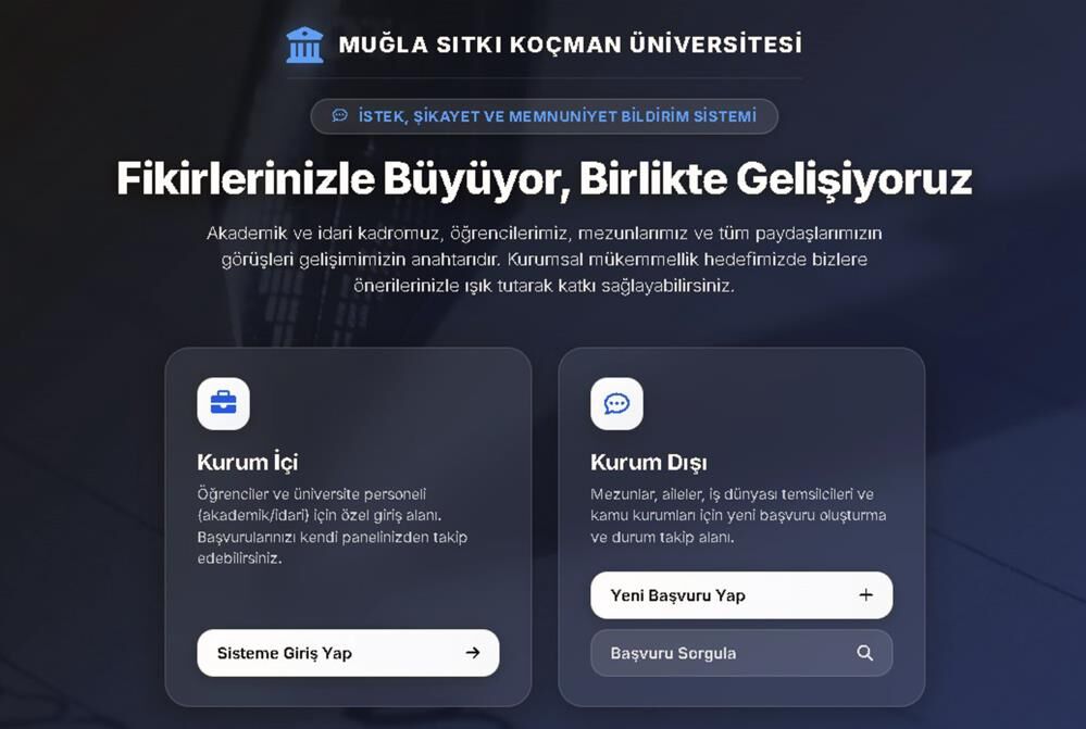 MSKÜ’nün bildirim sistemi kurum dışına da açıldı
