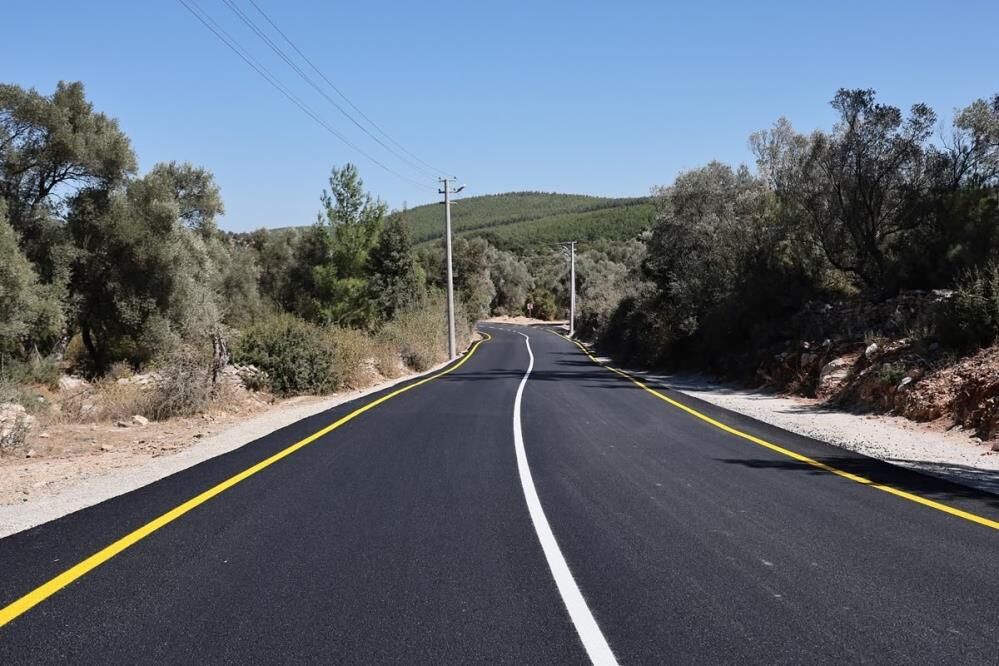 Bodrum’da Çamlık’ın Asfalt Çalışmaları Tamamlandı (1)