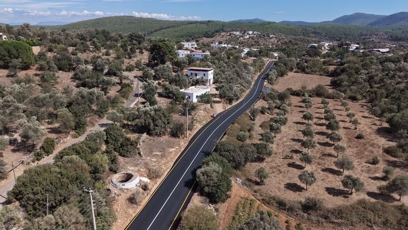 Bodrum’da Çamlık’ın Asfalt Çalışmaları Tamamlandı (3)