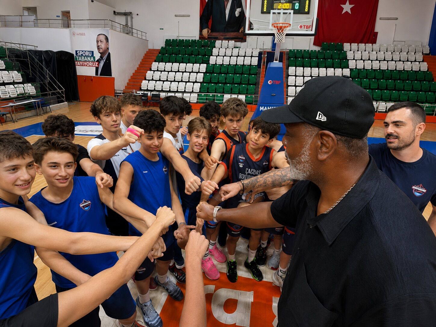 Barcelona Efsanesi Audie Norris Gençlerle Buluştu (1)