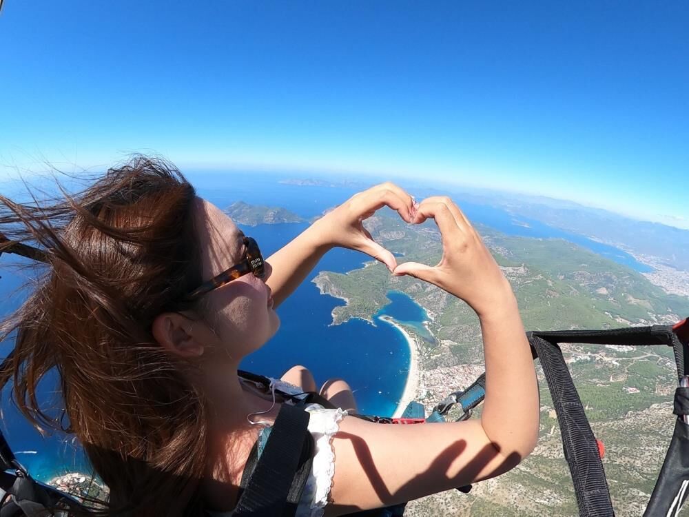 Babadağ’da Çinli Turistlerin Yamaç Paraşütü Ilgisi Artıyor (2)
