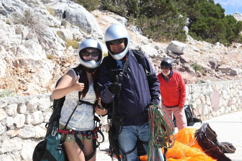 Babadağ’da Çinli Turistlerin Yamaç Paraşütü Ilgisi Artıyor (3)