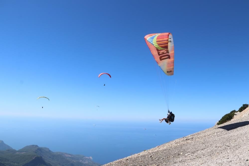 Babadağ’da Çinli Turistlerin Yamaç Paraşütü Ilgisi Artıyor (4)