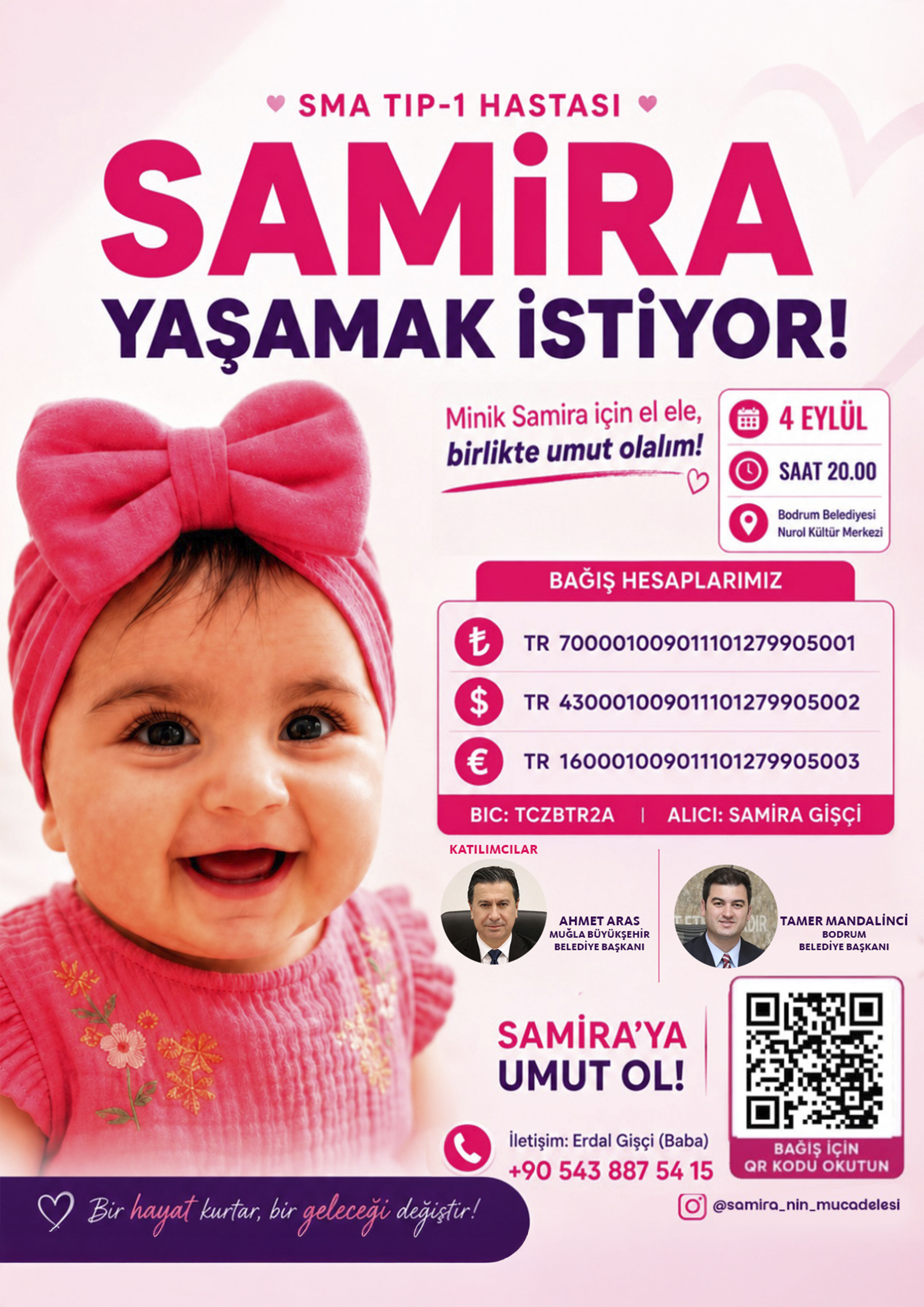 Bodrum Minik Samira Için Tek Yürek Olacak (1)