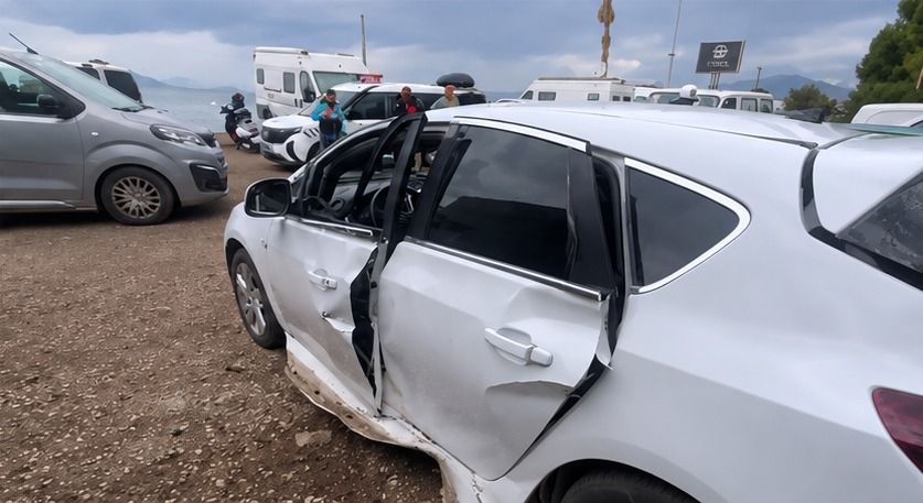 Piknik tüpü otomobili bu hale getirdi