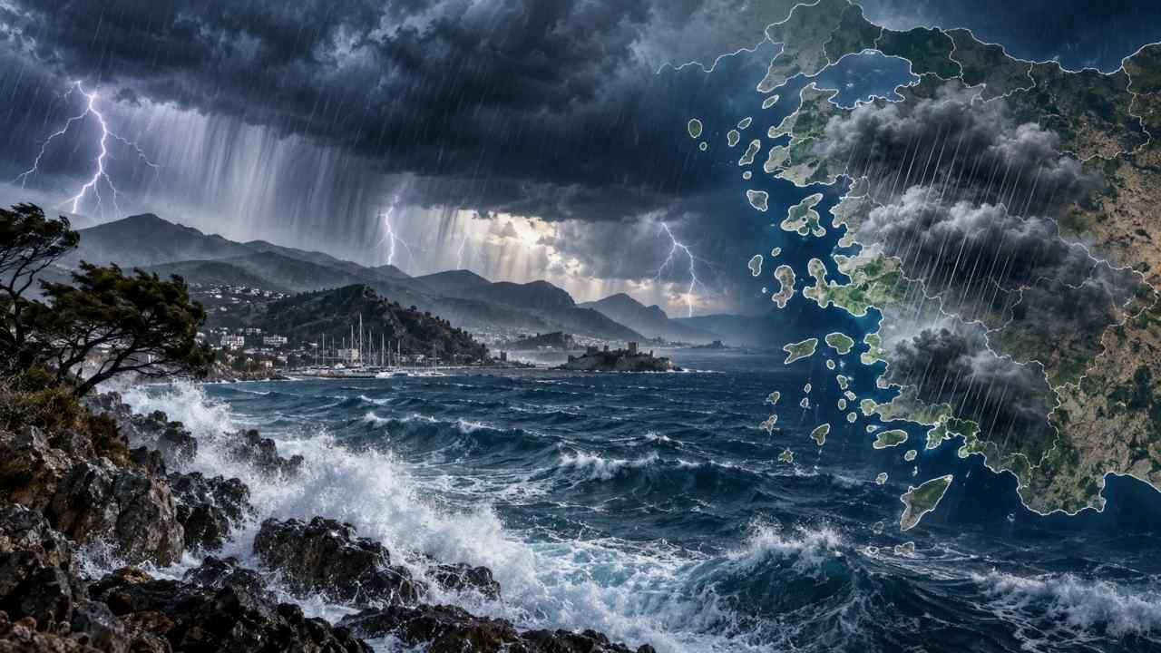 13 Ekim’de Ege Yağmura Teslim Kuvvetli Sağanak Geliyor (1)