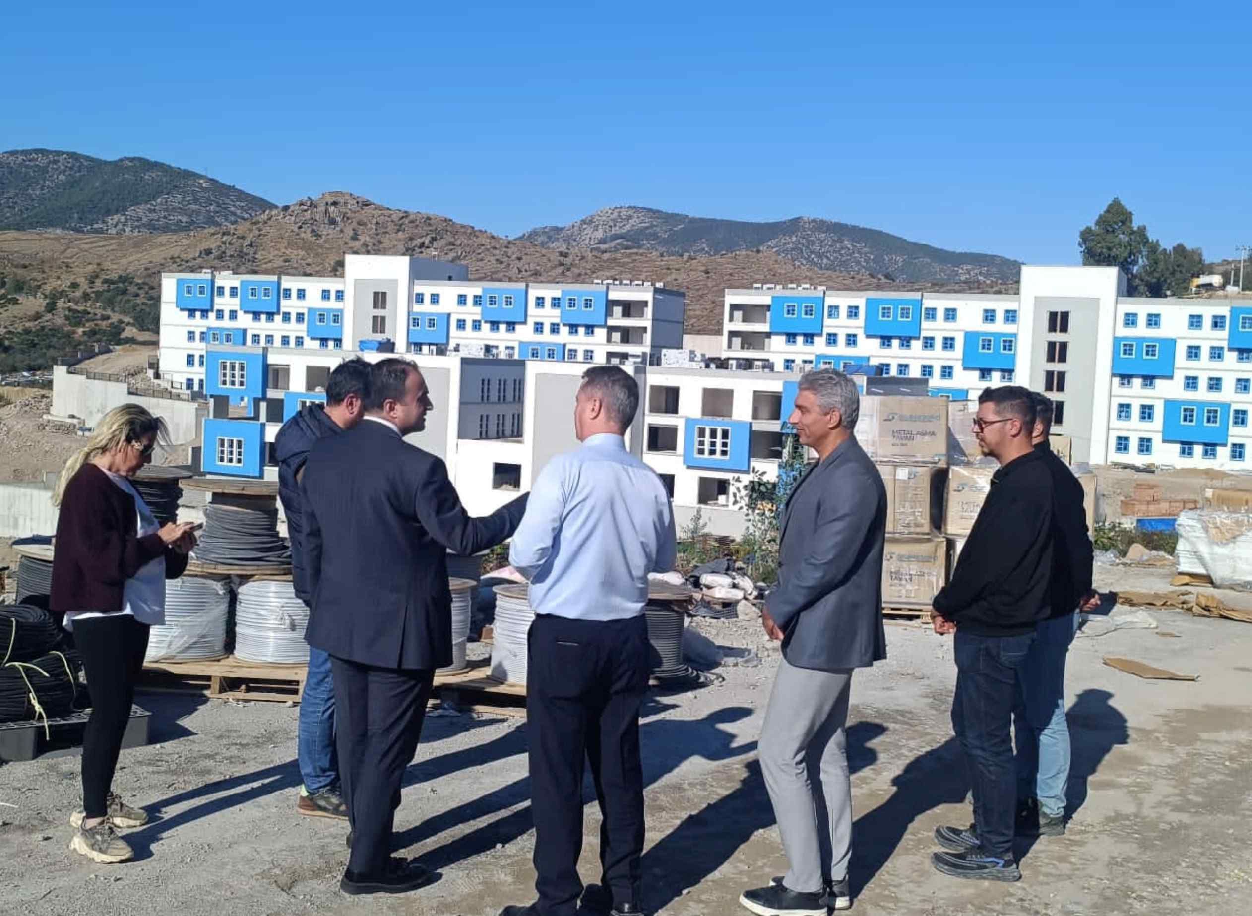 Bodrum’da 400 Kişilik Öğrenci Yurdunun Inşaatı Incelendi (2)