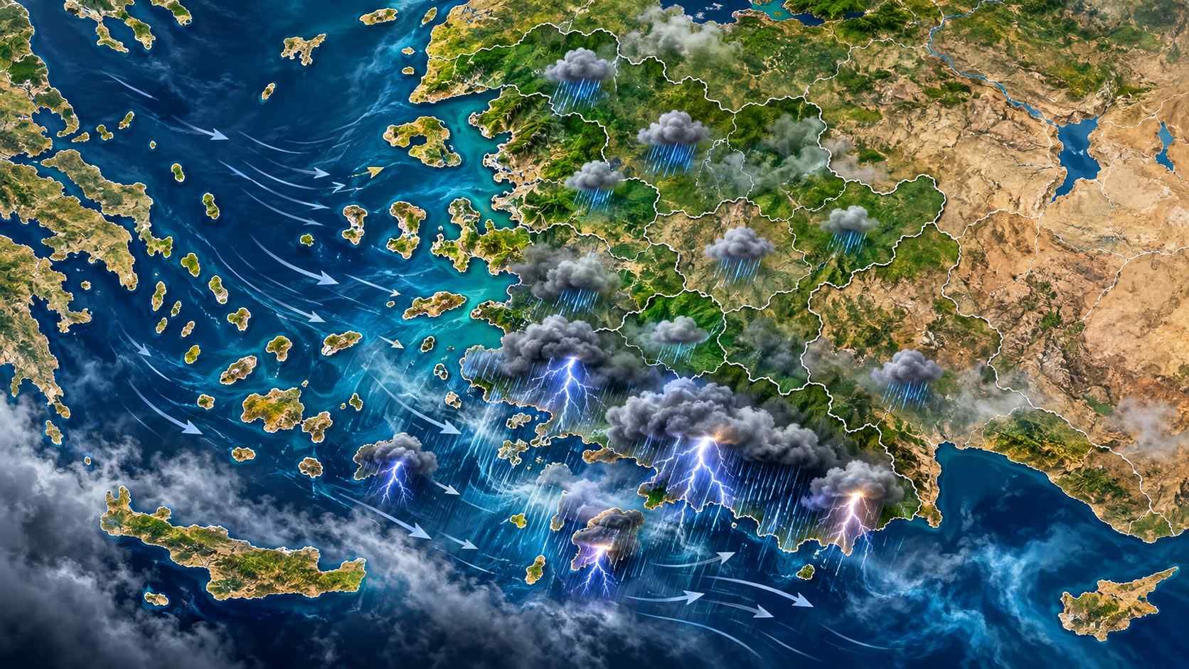 Ege’de Sağanak Alarmı Muğla’da Yağış Aşırıya Dönecek (2)