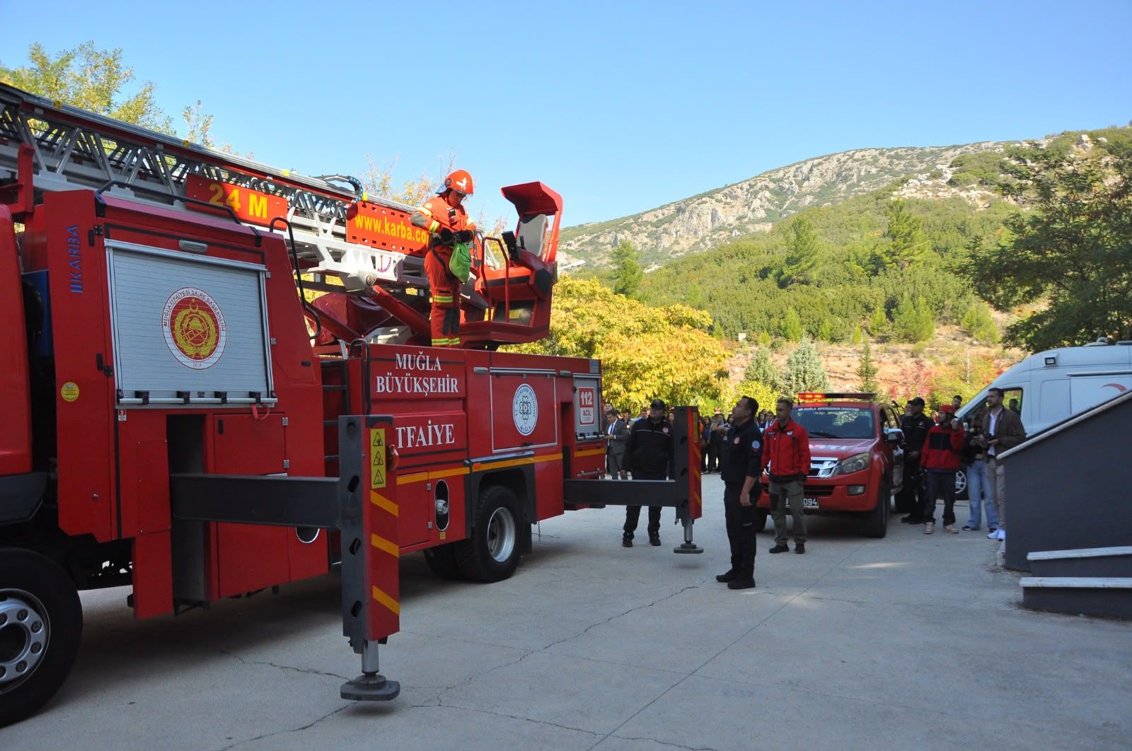 Menteşe’de Okulda Yangın Tatbikatı (1)