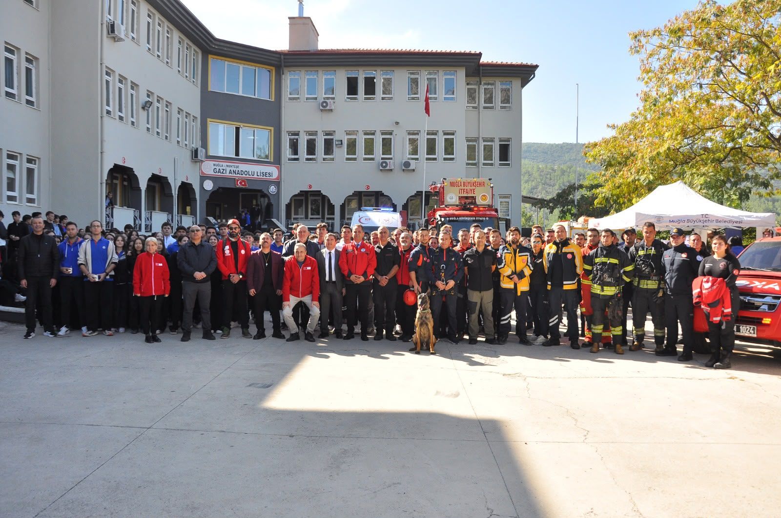 Menteşe’de Okulda Yangın Tatbikatı (3)