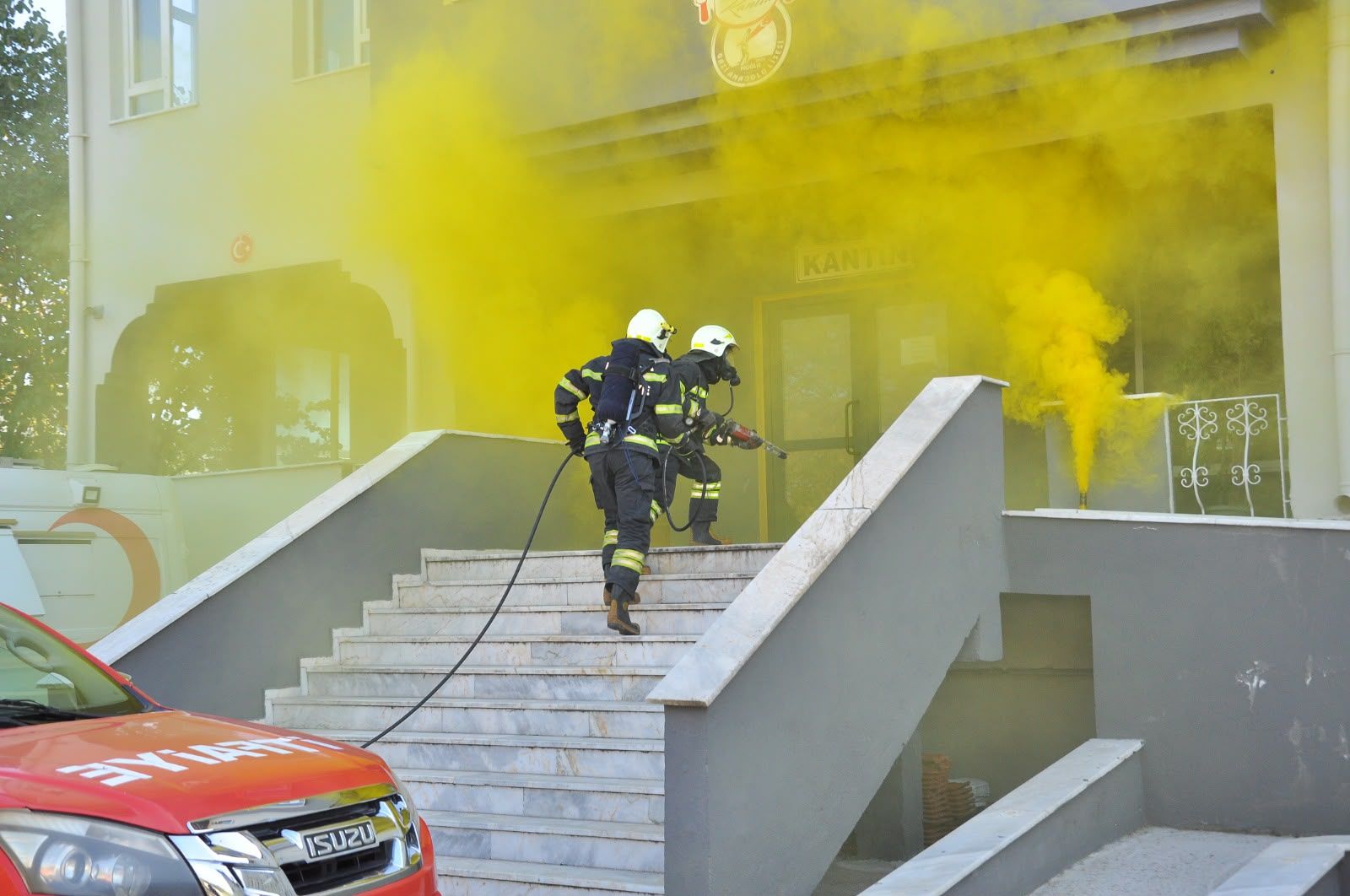 Menteşe’de Okulda Yangın Tatbikatı (4)