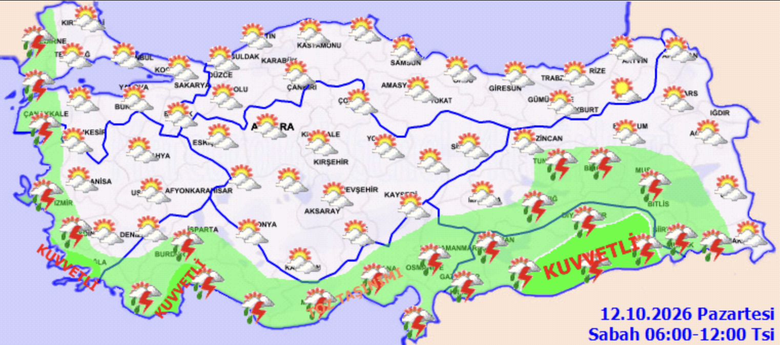 Meteoroloji Uyardı Muğla’da Kuvvetli Yağış Bekleniyor-1