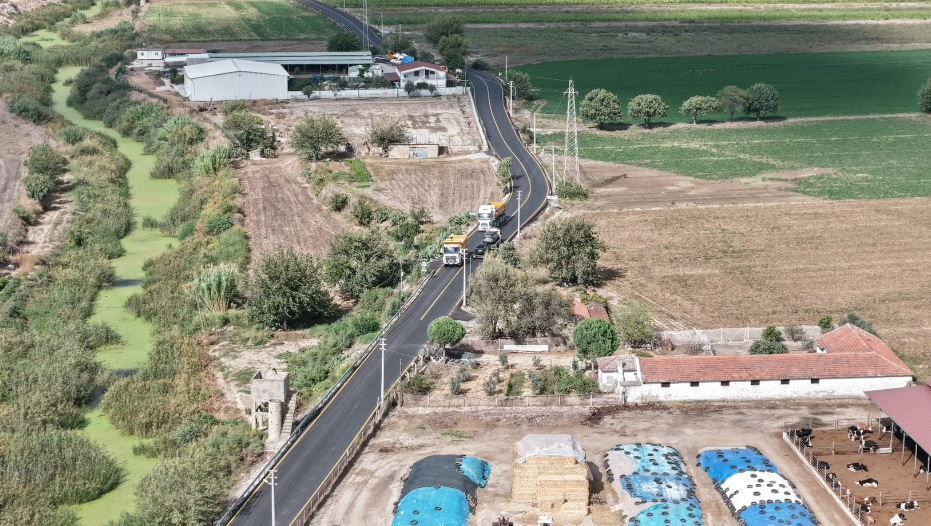 Milas’ta 5 bin 850 metrelik yol yenilendi
