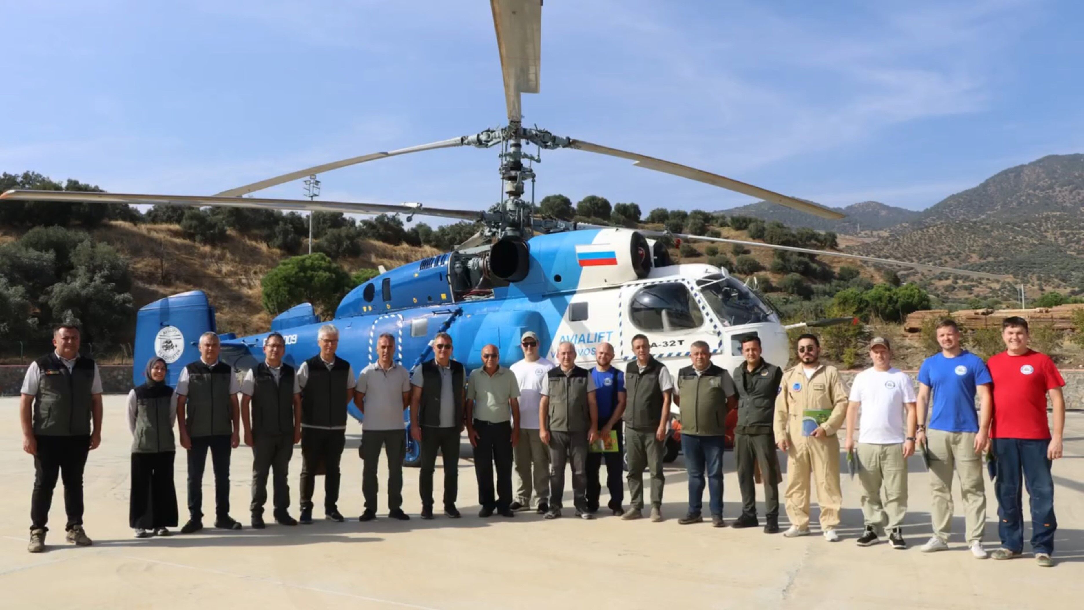Muğla’da Yangınla Mücadele Eden Hava Ekiplerine Teşekkür (1)