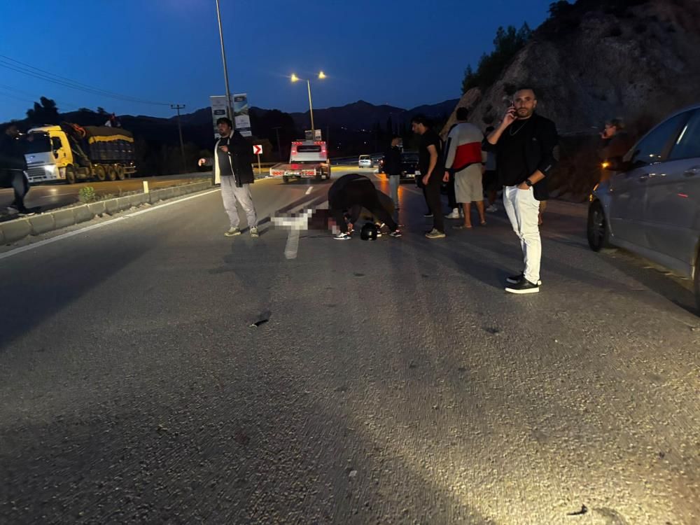 Bodrum’da motosikletin çarptığı yaya hayatını kaybetti