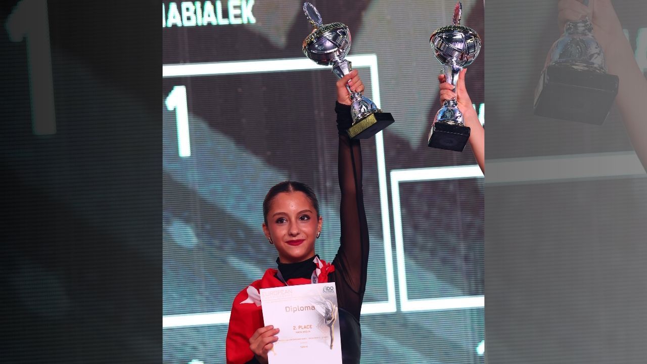 Dünya şampiyonu Bodrumlu Maya Akgün, Avrupa ikincisi oldu