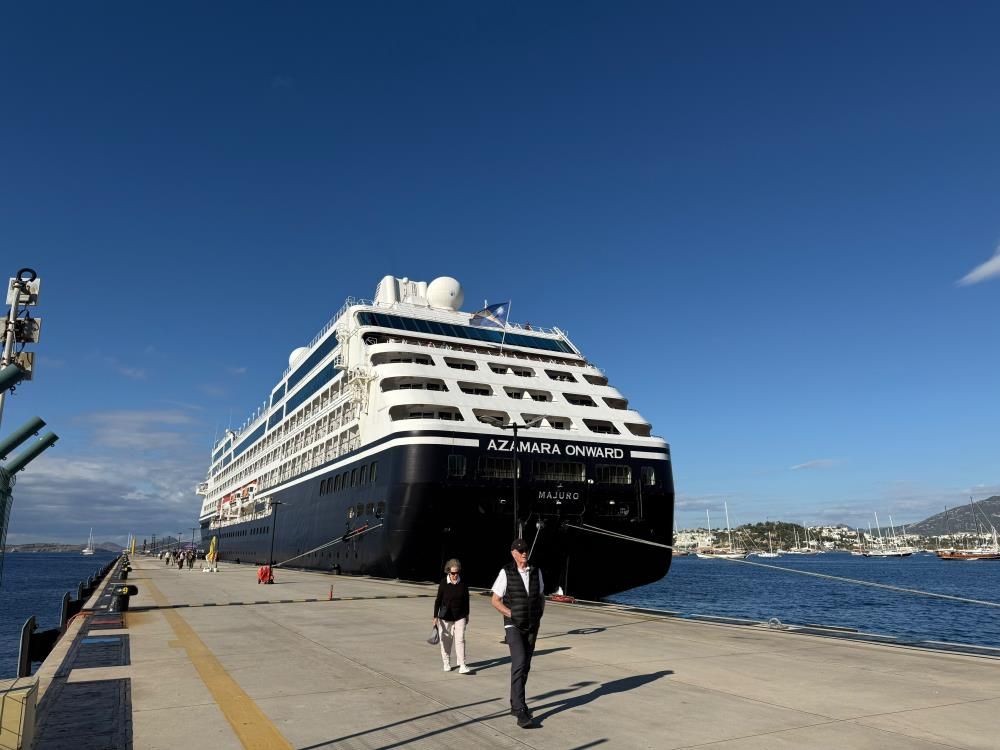 Azamara Onward, 664 yolcusuyla Bodrum’a geldi