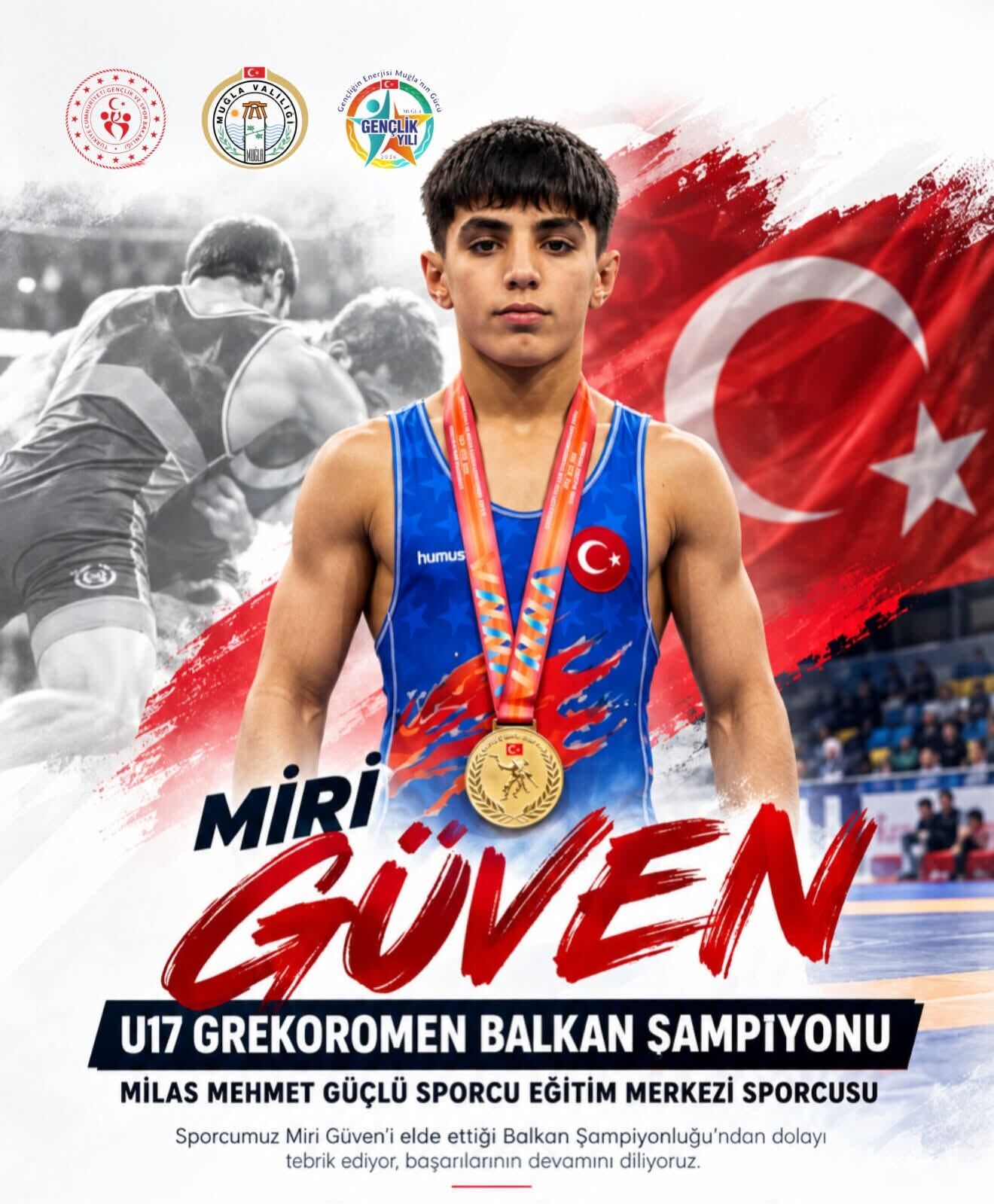 Muğlalı Miri Güven Balkan Şampiyonu Oldu (1)